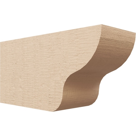 6in. W X 8in. H X 16in. L Greensboro Woodgrain TimberThane Rafter Tail, Primed Tan